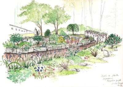 JARDINS NATURALISTES & ART BOTANIQUE Logo